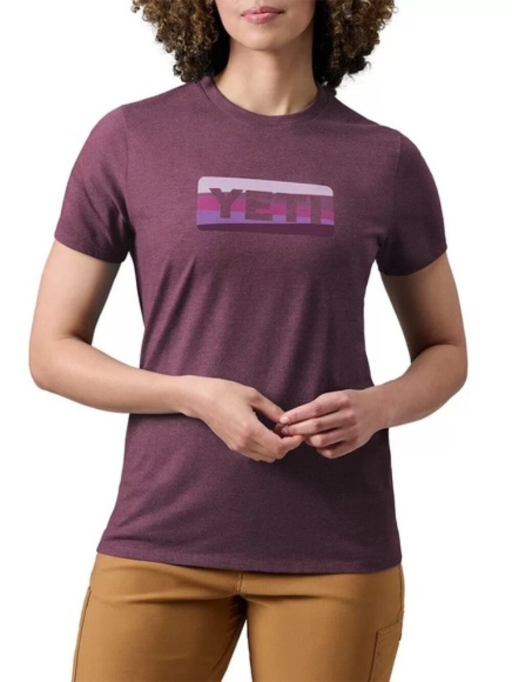Yeti | "Heather Plum" Sunrise Badge T-Shirt | Size Large